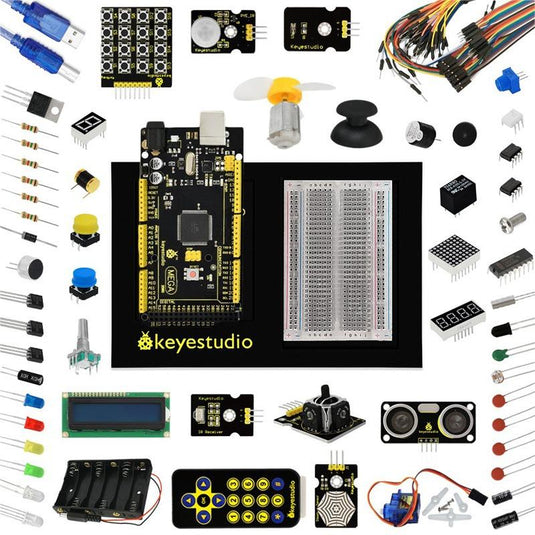 Kit Maker para Arduino Keyestudio - Com Placa MEGA 2560