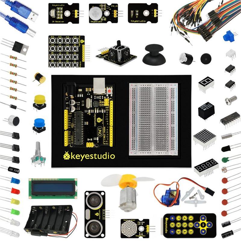 Carregar imagem para visualizador de galeria, Kit Maker para Arduino Keyestudio - Com Placa UNO R3
