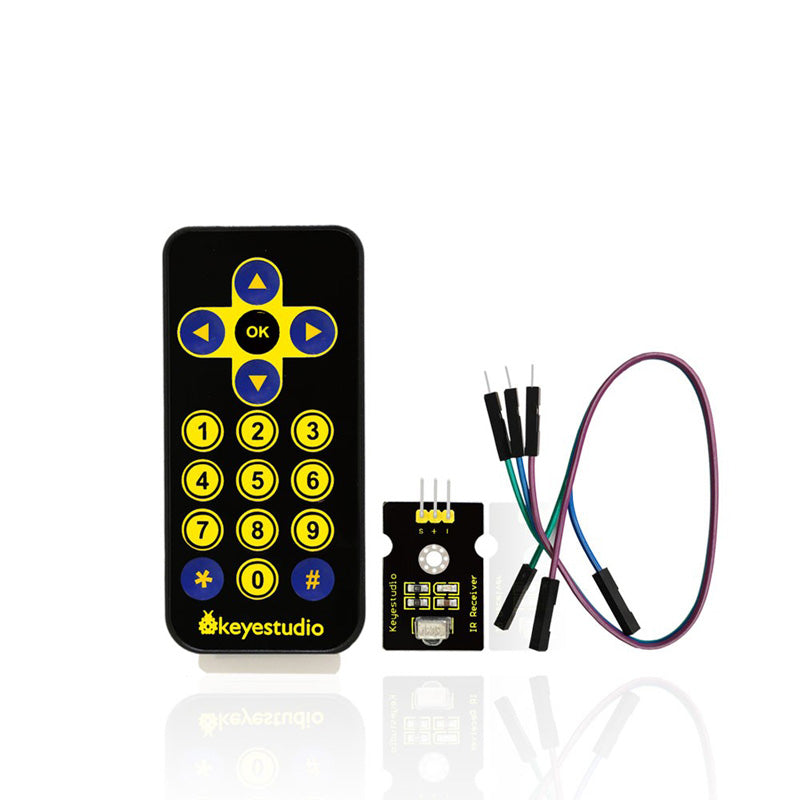 Cargue la imagen en el visor de la galería, Kit de control remoto por infrarrojos para Arduino Keyestudio
