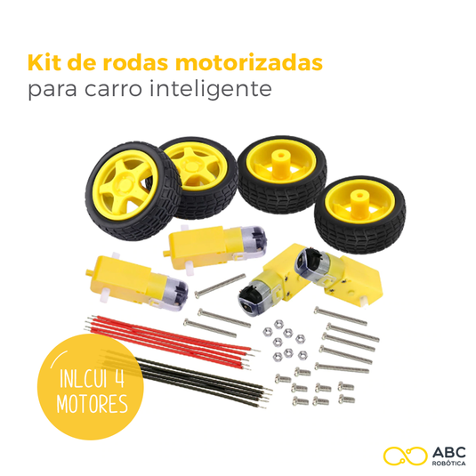 Kit de rodas motorizadas para carro inteligente