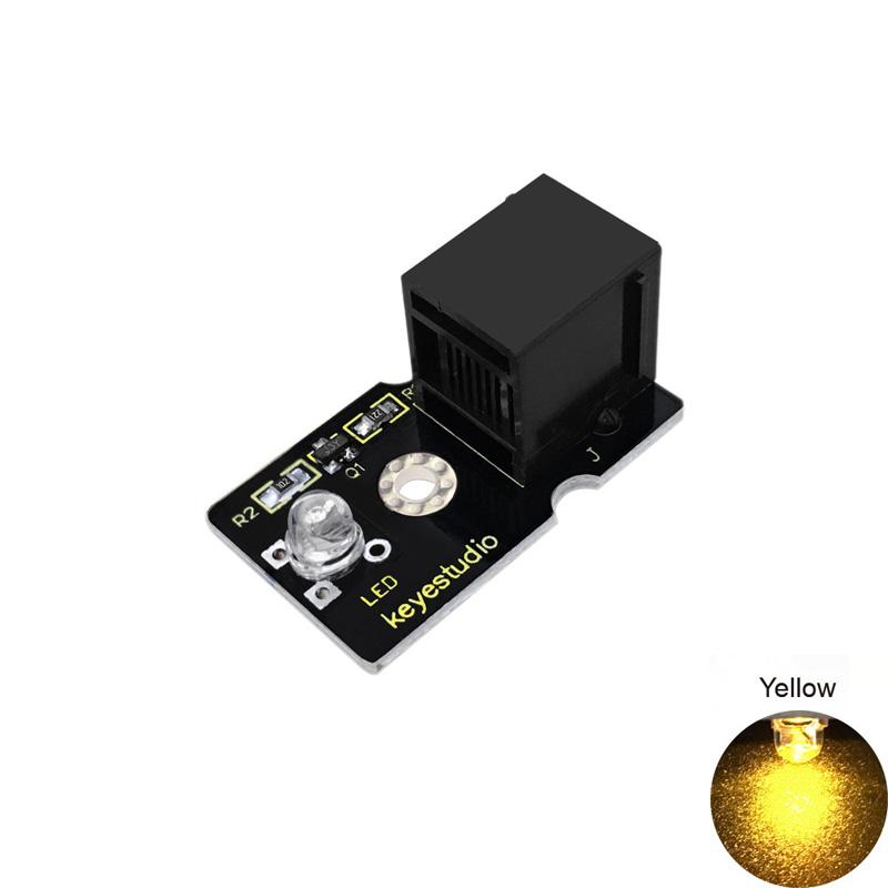 Carregar imagem para visualizador de galeria, Módulo de luz LED amarelo para Arduino (Ligação EASY) Keyestudio
