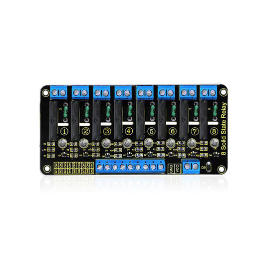 Módulo de relé de estado sólido com oito canais para Arduino Keyestudio