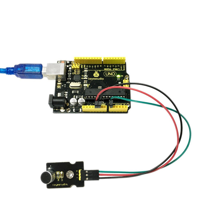 Load image into Gallery viewer, Analog Sound Sensor Module for Arduino Keyestudio
