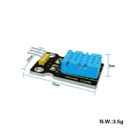 Módulo sensor de temperatura y humedad DHT11 para Arduino Keyestudio