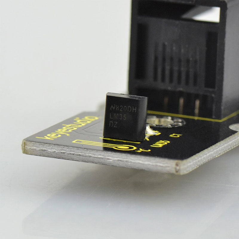 Carregar imagem para visualizador de galeria, Módulo sensor de temperatura linear LM35 (Ligação Easy) para Arduino Keyestudio
