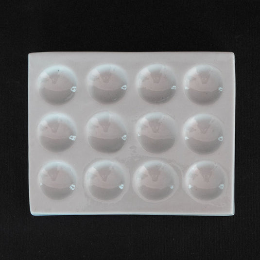 Placa de microanálise com 12 cavidades