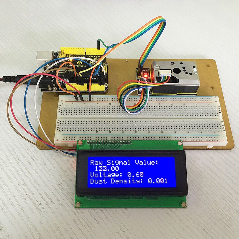 Cargue la imagen en el visor de la galería, Sensor de polvo PM2.5 para Arduino Keyestudio
