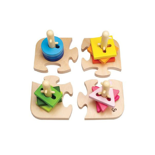 Animal Puzzle de madeira para adultos e crianças, bolas coloridas