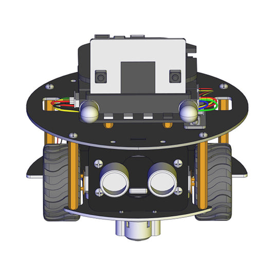 Robô carro mini Smart Turtle STEAM Micro:bit Keyestudio (sem placa)