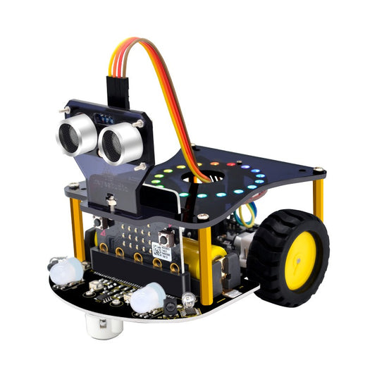 Smart Mini Car Robot V2.0 Micro:bit (sin placa Micro:bit) 