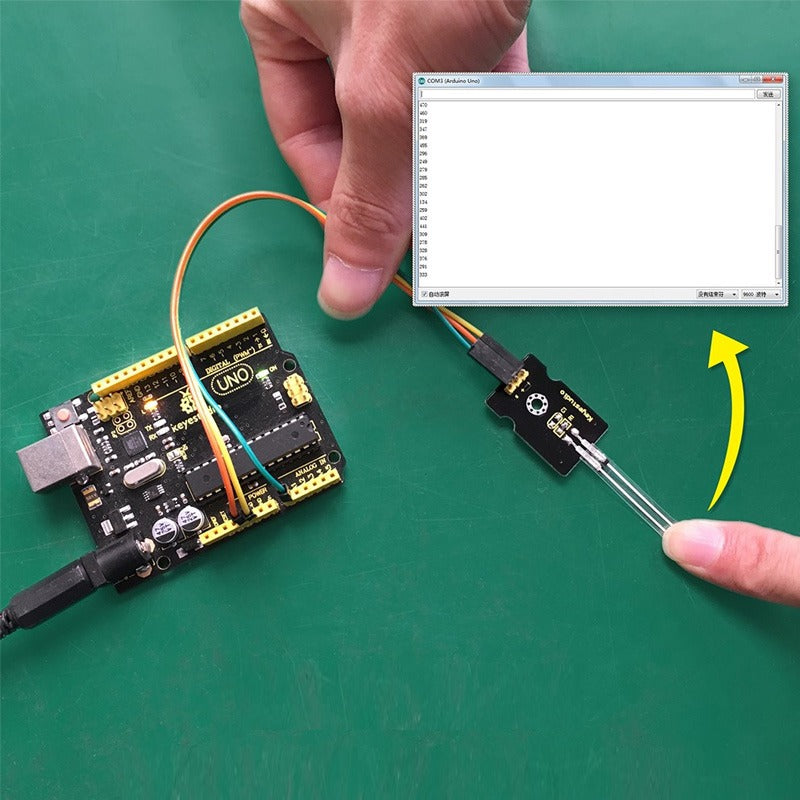 Carregar imagem para visualizador de galeria, Sensor de pressão filme fino para Arduino Keyestudio
