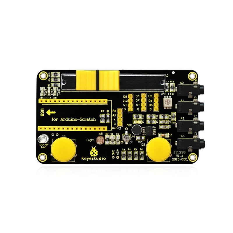 Cargue la imagen en el visor de la galería, Robotale Scratch Shield para Arduino Nano Keyestudio
