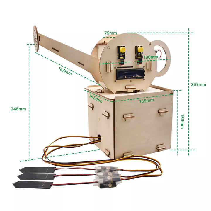 Sistema de rega automática Keyestudio Arduino – ABC Escolar