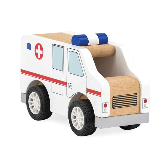 Veículo de madeira - ambulância